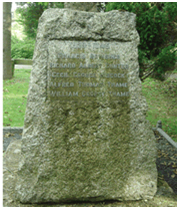 War Memorial Weathered Inscription
